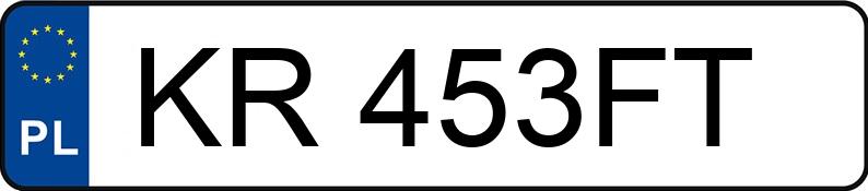 Numer rejestracyjny KR 453FT posiada BMW 316I - KR453FT Numer rejestracyjny KR 453FT posiada BMW 316I - KR453FT