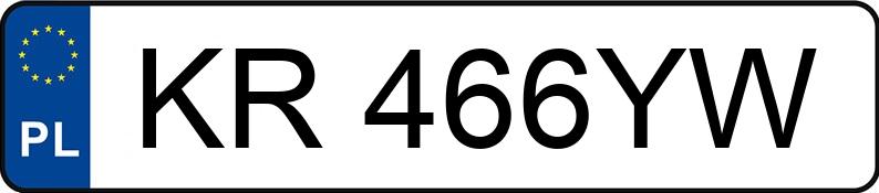 Numer rejestracyjny KR 466YW posiada FORD FUSION - KR466YW Numer rejestracyjny KR 466YW posiada FORD FUSION - KR466YW