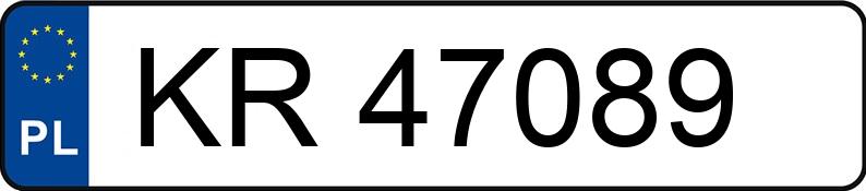 Numer rejestracyjny KR 47089 posiada WAZ LADA 2103 2103 - KR47089