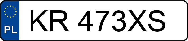 Numer rejestracyjny KR 473XS posiada BMW 330i Kat. MR`01 E3 E46 330i Kat. MR`01 E3 E46 - KR473XS