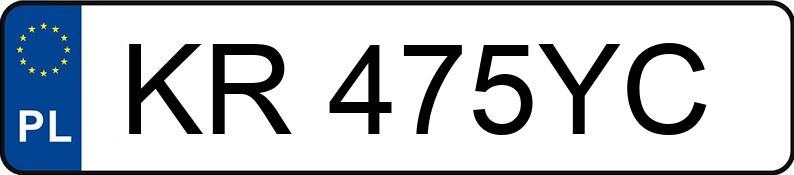 Numer rejestracyjny KR 475YC posiada PEUGEOT 407 Coupe HDI MR`06 E4 Sport 205 Aut. - KR475YC