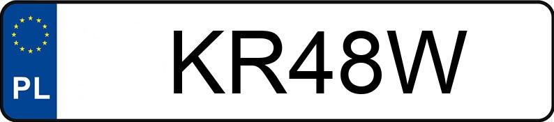Numer rejestracyjny KR 48W posiada VOLKSWAGEN GOLF 1.8 - KR48W Numer rejestracyjny KR 48W posiada VOLKSWAGEN GOLF 1.8 - KR48W