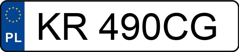 Numer rejestracyjny KR 490CG posiada FIAT PANDA - KR490CG