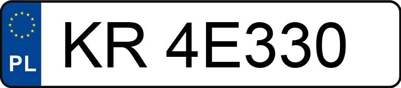 Numer rejestracyjny KR 4E330 posiada VOLKSWAGEN GOLF - KR4E330