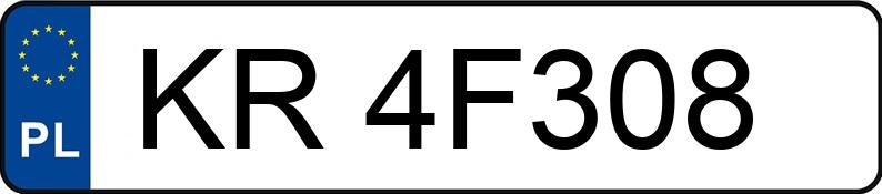 Numer rejestracyjny KR 4F308 posiada ALFA ROMEO 156 - KR4F308