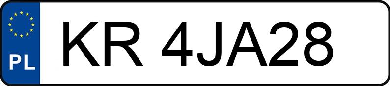 Numer rejestracyjny KR 4JA28 posiada SKODA KAROQ NU - KR4JA28 Numer rejestracyjny KR 4JA28 posiada SKODA KAROQ NU - KR4JA28