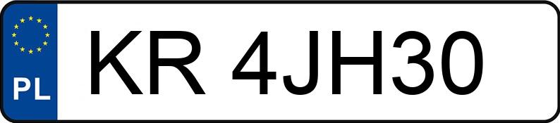 Numer rejestracyjny KR 4JH30 posiada PEUGEOT 308 - KR4JH30