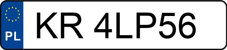 Numer rejestracyjny KR 4LP56 posiada KIA Cee d 1.6 CRDi MR`07 E4 Comfort - KR4LP56