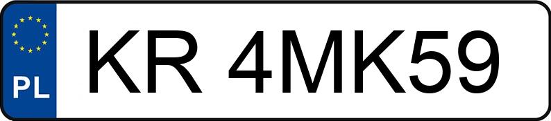 Numer rejestracyjny KR 4MK59 posiada LEXUS NX300 - KR4MK59