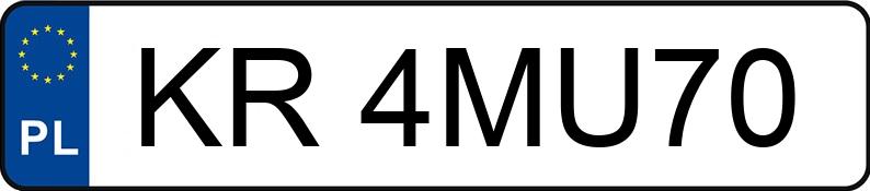 Numer rejestracyjny KR 4MU70 posiada OPEL GRANDLAND X - KR4MU70