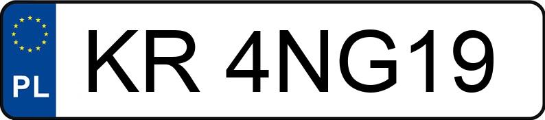 Numer rejestracyjny KR 4NG19 posiada VOLKSWAGEN POLO - KR4NG19