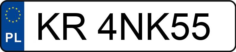 Numer rejestracyjny KR 4NK55 posiada BMW 525D - KR4NK55 Numer rejestracyjny KR 4NK55 posiada BMW 525D - KR4NK55