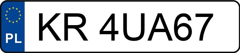 Numer rejestracyjny KR 4UA67 posiada HONDA JAZZ - KR4UA67