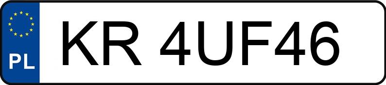 Numer rejestracyjny KR 4UF46 posiada RENAULT KADJAR - KR4UF46 Numer rejestracyjny KR 4UF46 posiada RENAULT KADJAR - KR4UF46