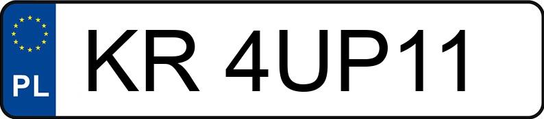 Numer rejestracyjny KR 4UP11 posiada BMW X7 MR`19 E6d G07 M50i Step - KR4UP11