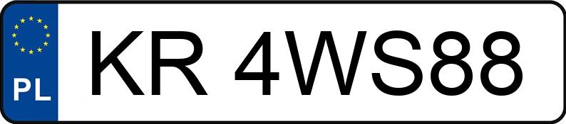 Numer rejestracyjny KR 4WS88 posiada AUDI S3 Quattro 2.0 TFSI MR`12 E5 8V S tronic - KR4WS88 Numer rejestracyjny KR 4WS88 posiada AUDI S3 Quattro 2.0 TFSI MR`12 E5 8V S tronic - KR4WS88