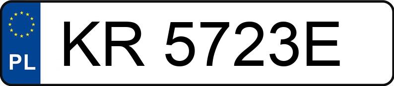Numer rejestracyjny KR 5723E posiada RENAULT KANGOO - KR5723E Numer rejestracyjny KR 5723E posiada RENAULT KANGOO - KR5723E