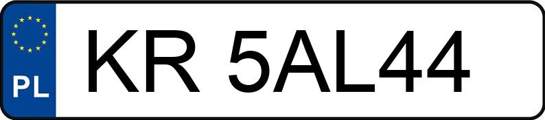 Numer rejestracyjny KR 5AL44 posiada RENAULT MEGANE - KR5AL44 Numer rejestracyjny KR 5AL44 posiada RENAULT MEGANE - KR5AL44