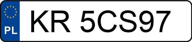 Numer rejestracyjny KR 5CS97 posiada KIA CEE D - KR5CS97 Numer rejestracyjny KR 5CS97 posiada KIA CEE D - KR5CS97