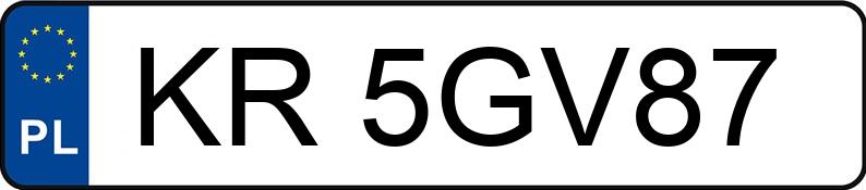 Numer rejestracyjny KR 5GV87 posiada TOYOTA RAV4 - KR5GV87 Numer rejestracyjny KR 5GV87 posiada TOYOTA RAV4 - KR5GV87