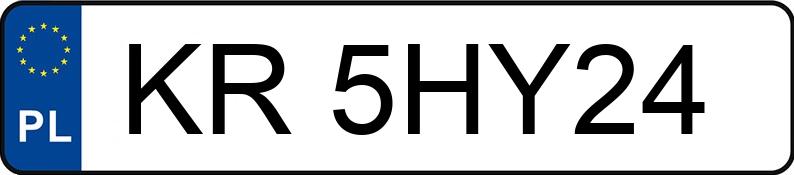 Numer rejestracyjny KR 5HY24 posiada MASERATI Quattroporte MR`16 E6 S GranLusso - KR5HY24