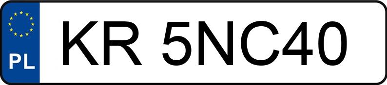 Numer rejestracyjny KR 5NC40 posiada VOLVO C30 - KR5NC40 Numer rejestracyjny KR 5NC40 posiada VOLVO C30 - KR5NC40