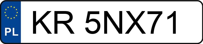 Numer rejestracyjny KR 5NX71 posiada OPEL CORSA C - KR5NX71 Numer rejestracyjny KR 5NX71 posiada OPEL CORSA C - KR5NX71