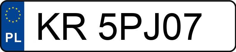 Numer rejestracyjny KR 5PJ07 posiada MAN TGS L.2007.46.001 - KR5PJ07 Numer rejestracyjny KR 5PJ07 posiada MAN TGS L.2007.46.001 - KR5PJ07