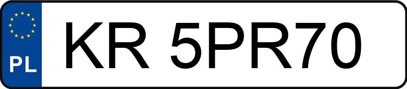 Numer rejestracyjny KR 5PR70 posiada SEAT ATECA - KR5PR70 Numer rejestracyjny KR 5PR70 posiada SEAT ATECA - KR5PR70