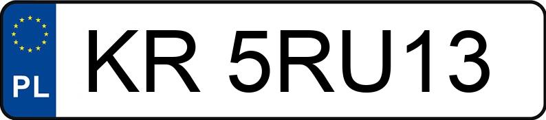 Numer rejestracyjny KR 5RU13 posiada JAGUAR F-TYPE - KR5RU13 Numer rejestracyjny KR 5RU13 posiada JAGUAR F-TYPE - KR5RU13