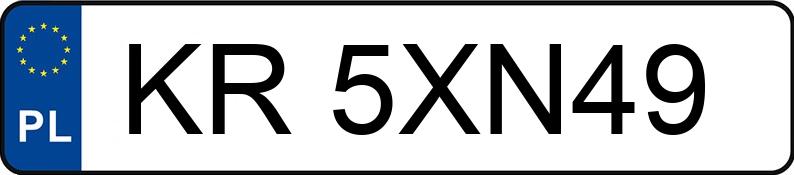 Numer rejestracyjny KR 5XN49 posiada BMW X5 XDRIVE25D - KR5XN49 Numer rejestracyjny KR 5XN49 posiada BMW X5 XDRIVE25D - KR5XN49