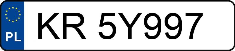 Numer rejestracyjny KR 5Y997 posiada MERCEDES-BENZ CLS 220 d MR`15 E6 218 Shooting Brake - KR5Y997