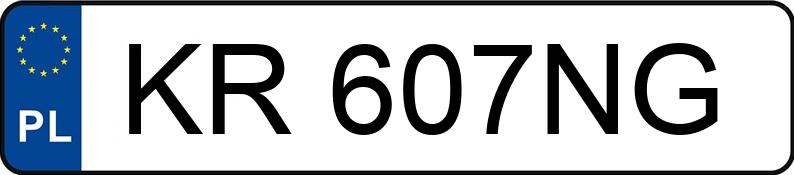 Numer rejestracyjny KR 607NG posiada RENAULT MEGANE SCENIC - KR607NG