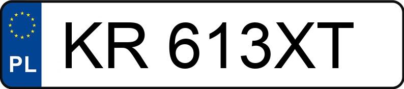 Numer rejestracyjny KR 613XT posiada SKODA OCTAVIA 5E - KR613XT