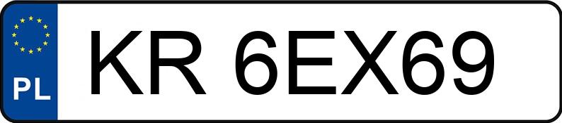 Numer rejestracyjny KR 6EX69 posiada VOLKSWAGEN PASSAT - KR6EX69