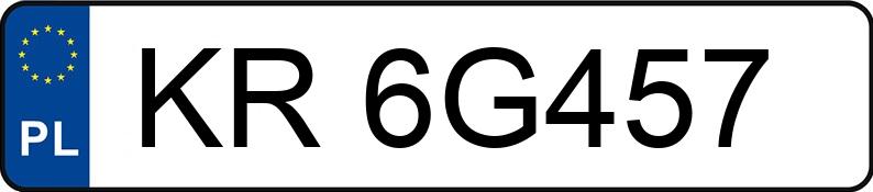 Numer rejestracyjny KR 6G457 posiada AUDI Q5 - KR6G457