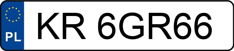 Numer rejestracyjny KR 6GR66 posiada MERCEDES-BENZ MARCO POLO - KR6GR66