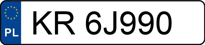 Numer rejestracyjny KR 6J990 posiada BMW X REIHE X3 - KR6J990 Numer rejestracyjny KR 6J990 posiada BMW X REIHE X3 - KR6J990