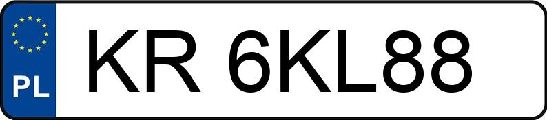 Numer rejestracyjny KR 6KL88 posiada SKODA OCTAVIA - KR6KL88