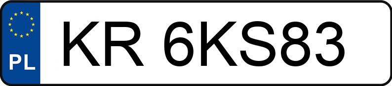 Numer rejestracyjny KR 6KS83 posiada NISSAN X-TRAIL - KR6KS83