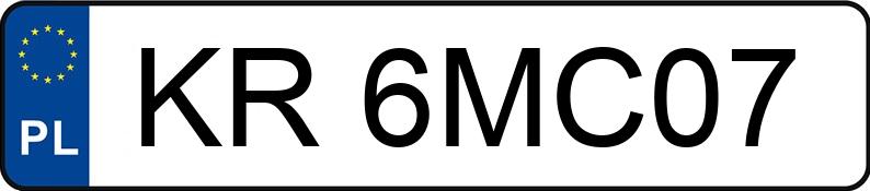 Numer rejestracyjny KR 6MC07 posiada MERCEDES-BENZ GLS 350 D 4MATIC - KR6MC07