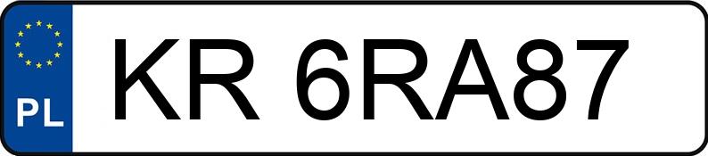 Numer rejestracyjny KR 6RA87 posiada RENAULT MEGANE SCENIC - KR6RA87 Numer rejestracyjny KR 6RA87 posiada RENAULT MEGANE SCENIC - KR6RA87