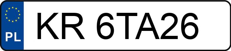 Numer rejestracyjny KR 6TA26 posiada OPEL VIVARO - KR6TA26