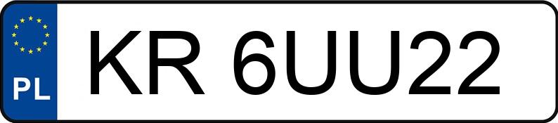 Numer rejestracyjny KR 6UU22 posiada BMW X3 M40D - KR6UU22