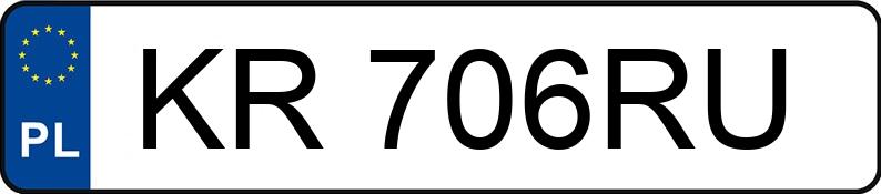 Numer rejestracyjny KR 706RU posiada RENAULT Espace III 2.0 MR`97 RXE - KR706RU Numer rejestracyjny KR 706RU posiada RENAULT Espace III 2.0 MR`97 RXE - KR706RU