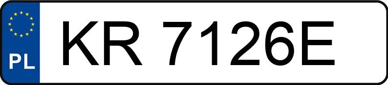 Numer rejestracyjny KR 7126E posiada IVECO DAILY - KR7126E