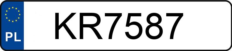 Numer rejestracyjny KR 7587 posiada SHL GAZELA M 17 - KR7587