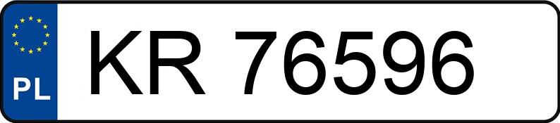 Numer rejestracyjny KR 76596 posiada FIAT PUNTO - KR76596