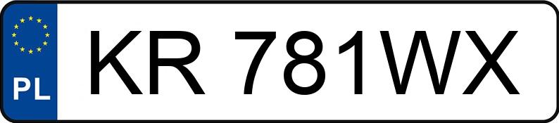 Numer rejestracyjny KR 781WX posiada BMW 318 - KR781WX