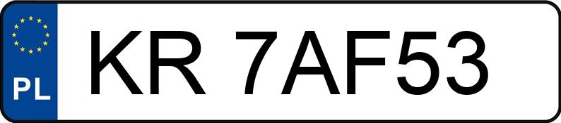 Numer rejestracyjny KR 7AF53 posiada VOLKSWAGEN PASSAT - KR7AF53 Numer rejestracyjny KR 7AF53 posiada VOLKSWAGEN PASSAT - KR7AF53